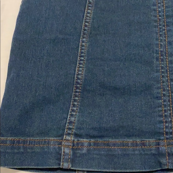 Free people size 0 Jean miniskirt - Picture 2 of 6